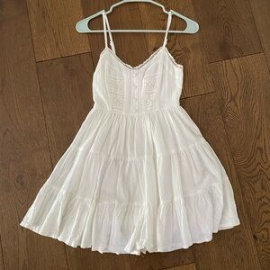 Princess Polly white mini dress size 0